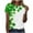 Multicolor1, variant on HAiming St. Patrick’s Day Shamrock T-Shirt Short Sleeve Round Neck Casual Cute Printed Trendy Pullover Tops Clothes