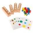 thumbnail image 3 of Materiales Sensoriales Montessori - Cilindros con s de Control Y Paquete Familiar de Enchufe de Cilindro - Juguete Educativo de CUTICAT Juego de juego de formas, 3 of 8