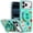 12, variant on For Apple iPhone 18 Pro Max Metal Diamond CD Pattern Design Matte Finished Hybrid with Rotational Ring [Car Mount Friendly] Case - Cats