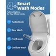 thumbnail image 2 of Asiento de bidé eléctrico SmartWhale con asiento calefaccionado y control remoto inalámbrico, 2 of 9
