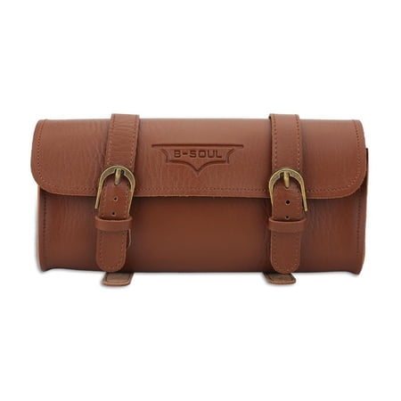 Jygee Vintage Leather Bike Front Frame Bag Handlebar Mounted bike front bag bike Retro Saddle Storage Pouch