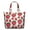 Large, variant on Abstract Ornamental Mala Travel Duffel Boho Ethnic Chic Weekender Bag with Traditional Sacred Symbolic Pattern, Artistic Vintage Meditation Tote
