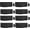 Black-8 Pack, variant on Wireless Keyboard and Mouse Combo, General 2.4G Full-Sized Ergonomic Computer Keyboard with Wrist Rest and 3 Level DPI Adjustable Wireless Mouse for Windows, Mac OS Desktop/Laptop/PC(Galaxy Blue)