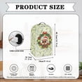 thumbnail image 6 of HELLHERO Christmas Owl Floral Pattern Dust Cover for Polyester Easy to Install with Lightweight, 6 of 6