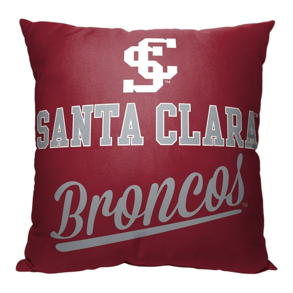 The Northwest Group  Santa Clara Broncos 18" x 18" Alumni Pillow
