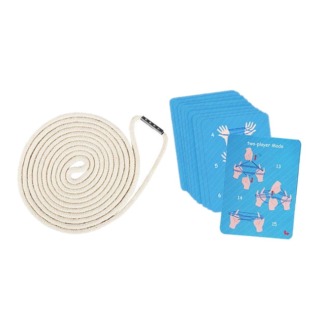 Juguete de rompecabezas de cuerda para educación de la primera infancia, juego de cuerda de mano, relleno de bolsas para niñas y niños, regalo de cump