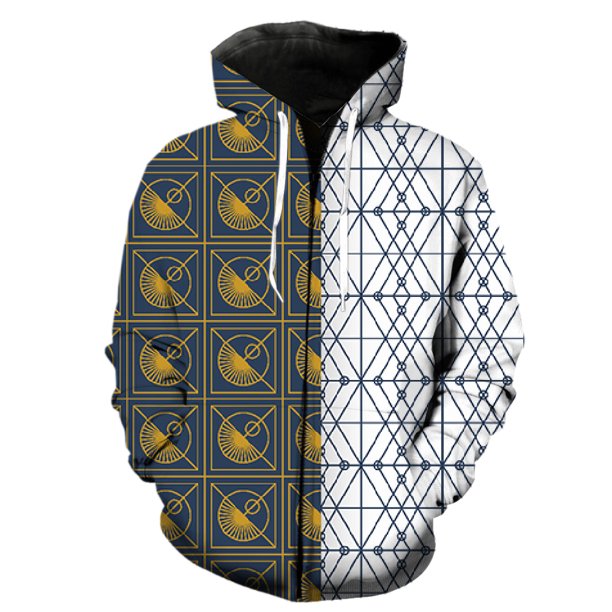 Sudadera con capucha y cremallera con estampado abstracto para hombre, estilo hip hop, de gran tamaño, divertida, unisex, ropa de calle, gran oferta, primavera 2024, con estampado 3D genial.