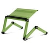 Furinno A6 Ergonomics Aluminum Vented Adjustable Laptop Desk, Green