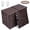 Brown, variant on Eurhowing 25Pcs Interlocking Deck Tiles 12"x12", DIY Patio Flooring, Outdoor Waterproof Plastic Tiles for Balcony Garden Poolside Backyard, Brown