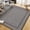 Brown, variant on Rugs Indoor Area Rug Weather Resistant Easy to Clean Ultra Thin Non Slip Stain Resistant Floor Mat for Dining Room Bedroom Blue 2x6 ft