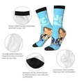 thumbnail image 3 of Silaia Bluey Print Adult Socks, Athletic Socks, Mens and Womens Crew Cushion Socks,Work Athletic Running Socks,Casual Breathable Socks, 3 of 6