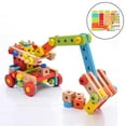 thumbnail image 4 of TISHITA Wood Building Block Kids Creative Construction Puzzles Toy D 138pcs, 4 of 8