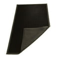 FlooringInc 5/8" Thick Rubber Bristle Entry Door Mat, 3'x5', Black, Three Mats