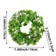 thumbnail image 3 of Uuiauoio Artificial Shamrock Candle Wreaths for Pillar Candles Center Green Easter Rings Wreaths for Table St. Patrick's Day Clover Candle Holder for Wedding Tabletop Kitchen Spring, 3 of 7