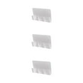 thumbnail image 1 of maskred 2*Practical Wall Phone Holder Charging Box Bracket Stand Towel Holder Keys Shelf White 3Set, 1 of 6