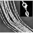 thumbnail image 2 of 1PCS 16-30inch 925 Silver Water Wave Chain Necklace Accessorie Jewelry Necklace, 2 of 5