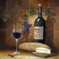 thumbnail image 1 of Tile Mural Kitchen Backsplash - Wine And Cheese A - by John Zaccheo, 1 of 1