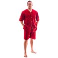 thumbnail image 2 of Up2date Fashion's Men's Woven Short-Sleeve Pajama Set with Shorts, 2 of 2