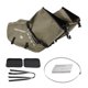 thumbnail image 1 of Bolsa trasera para alforjas laterales, bolsa trasera, bolsa de equipaje, almacenamiento, 86 l, verde para motocicleta, 1 of 15