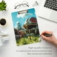 thumbnail image 5 of ALAZA Plastic Clipboard A4 Letter Size Decorative Clipboards for Students Women Men 9" x 12.5" Baseball Helmet on Grass, 5 of 6