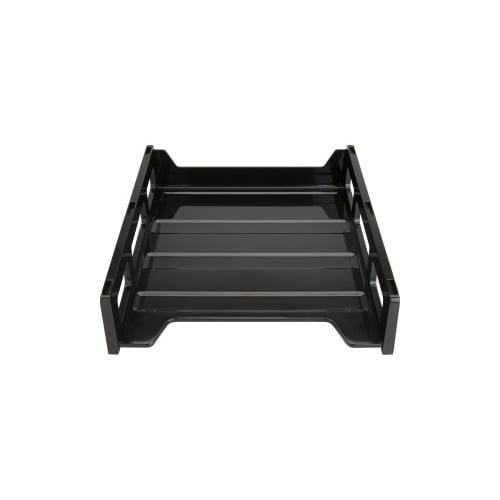 Business Source FrontLoad Stackable Letter Tray Desktop Recycled