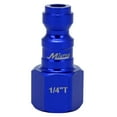 thumbnail image 3 of Milton Industries ColorFit Plugs, T-style Blue, 1/4" NPT Female, 3 of 5