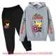 thumbnail image 3 of Christmas Hoodie Set Kids Clothes Girls Hooded Tracksuit Boys Santa Claus Sweatshirt 2pcs Children Stranger Things Clothing, 3 of 5