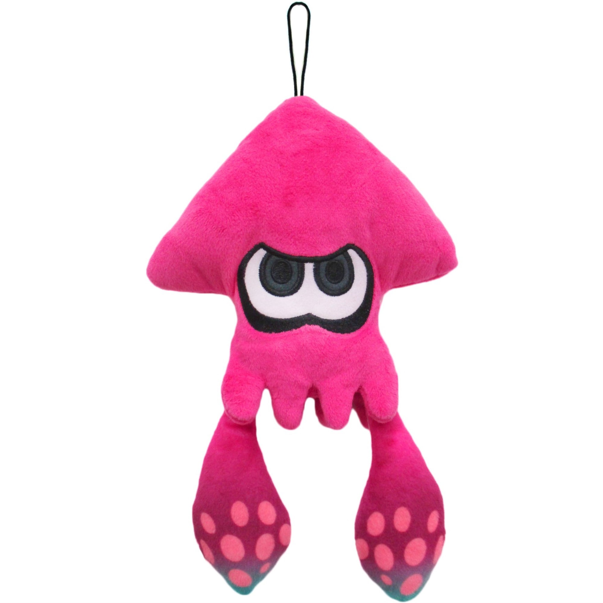Pink Inkling Squid Stuffed Plush Little Buddy Splatoon 9" Authentic 
