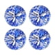 thumbnail image 1 of Wosthever 4 unids/set destacan con pompones de porristas de mano, pompones de porrista no tóxicos y duraderos Animadoras plata mixta azul, 1 of 6