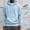 Light Blue, variant on Lightweight Hoodie Men Fall Winter Fleece Drawstring Oversized Sweatshirts, 2XL