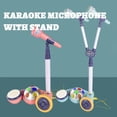 thumbnail image 4 of IMENGL Microphone With Stand Kids Standing Microphone Kids With Adjustable Stand Microphone For Kids With Flashing Stage Lights And Pedals Singing Recorder For Girls Boy Baby Musical Instruments,Bab, 4 of 8