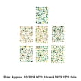 thumbnail image 4 of pitrice Nail Wraps Sticker Exquisite Fashion Manicure Labels Art Decorations Sculpture Abstract Green Leaves Adhesive Decals St. Day WG485, 4 of 8
