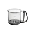 thumbnail image 2 of Fridja Home Decor Handheld Flour Semi-Automatic Fine Mesh Sieve with Clear Measuring Lightweight Plastic Baking Tool for Cakes and Powdered Ingredients, 2 of 6