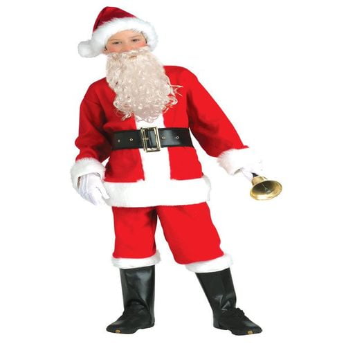 Nick Santa Claus Wig & Beard Deluxe Costume Set Mr Claus Costume Accessory St 