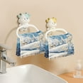 thumbnail image 6 of 6PCS Dish Towels and Dish Cloths Reuseable Dishcloths Sets for Washing Dishes, Cooking, Baking Size 11" x 11" Winter Fairyland Scene, 6 of 9