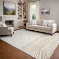 thumbnail image 6 of Addison Rugs Mayfield Premium Machine Washable Transitional Stripes Ivory Rectangle Rug, 8' x 10', 6 of 6