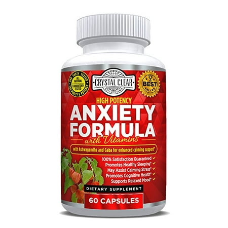 - Anxiety Relief and Stress Support Supplement, Best for Relaxing Your Mind, Keeping Calm, Clearing Your Head, Unwinding, Assists Increase in Serotonin, Ashwagandha, Rhodiola Rosea, Gaba, St Johns Wort