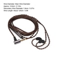 thumbnail image 5 of Earphone Cable Replacement Headphone with Mic for 2 Pin 0.78mm Headphones Weston 1964 UE3X UE18 W4R, 5 of 5