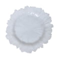 thumbnail image 3 of Plato de cena BLESIY Plato de servicio irregular de 13 pulgadas Blanco, 3 of 8