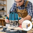 thumbnail image 6 of 4PCS Flush Trim Router Bit Set 1/4 Inch Shank Top Bearing Flush Trim Router Bit, 6 of 7