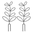 thumbnail image 4 of Destyer 2pieces Plant Climbing Made Easy Stackable Green Squares For Graceful Growth black Sharp tail style,2 sets 5Set, 4 of 6