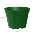 thumbnail image 5 of Mainstays 10 inch Grower Pot - Green Planter with Drainage, 5 of 5