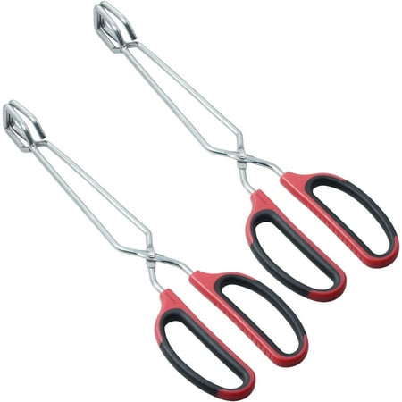 

Stainless Steel Scissor Tongs with Comfort-Grip Handle 12-Inch. Set of 2