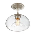 thumbnail image 4 of Meridian M60017NB 1 Light Semi Flush - Natural Brass, 4 of 6