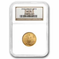 2002 1/4 oz American Gold Eagle MS-70 NGC