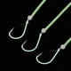 thumbnail image 3 of 10pcs Aparejos Accesorios para Caña Atados a Mano Tubo de Plataforma Luminosa Tamaño del gancho 18, 3 of 8