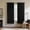 Black, variant on Black Out Velvet Room Darkening Curtains 63 Inch Length for Living Dining 2 Panels Heavy Privacy Energy Smart Insulating Summer Heat Winter Curtain for Kitchen Door Doorway Master Bedroom Guest