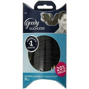 Goody Ouchless No Metal Elastics Storage Pack, Black 70 ea (Pack of 2)