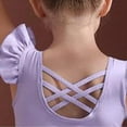 thumbnail image 4 of LYMAYTER Ballet Leotards Girls Toddler Tutu Dress Short Sleeve Party Costume (4-Tiered Layers)‌ 3Y-11Y, 4 of 8
