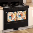 thumbnail image 2 of Maple Leaf Autumn Kitchen Towels 4-Pack, Pumpkin Print, Absorbent Soft Tea Bar Towels, Decorative Farmhouse, 2 of 3